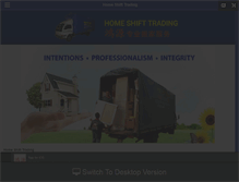 Tablet Screenshot of homeshifttrading.com